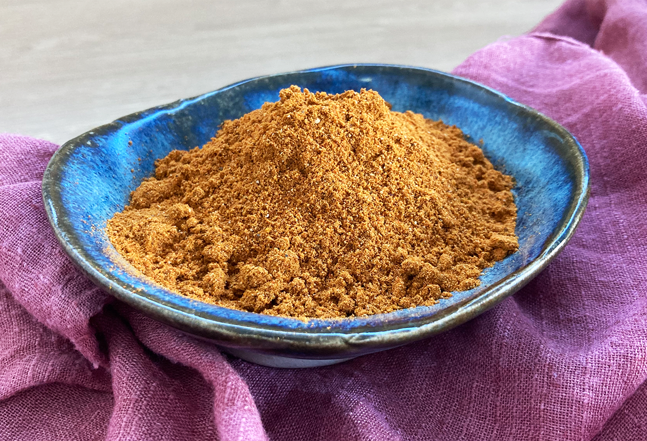 Gewürz Berbere in einer Schale